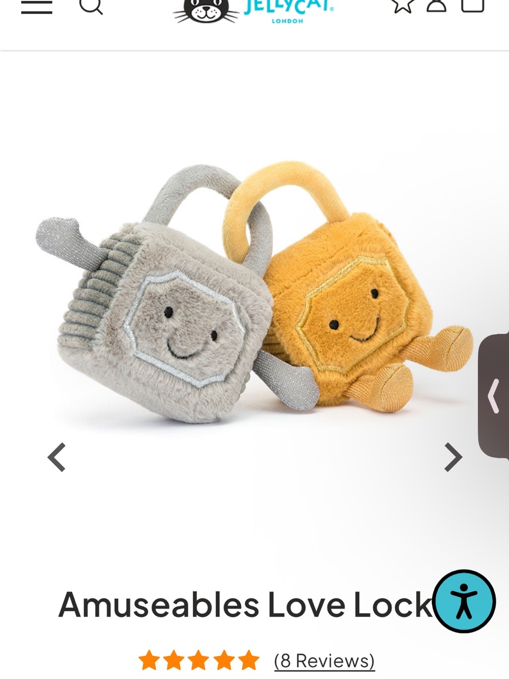 Jellycat Plush Locks